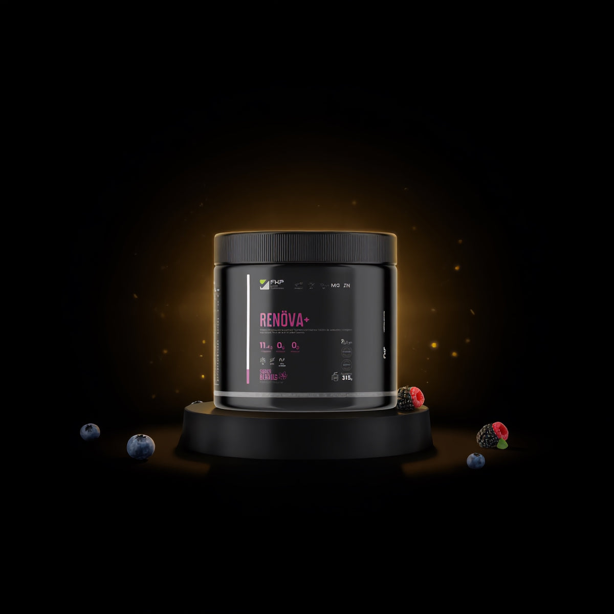 Bote de RENÖVA+ sabor berries, 315 g